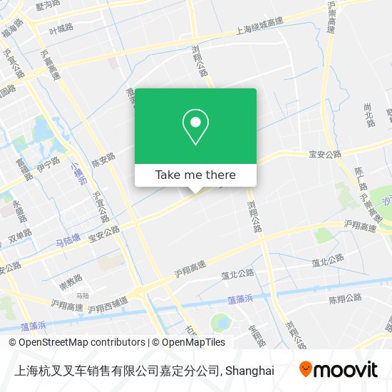 上海杭叉叉车销售有限公司嘉定分公司 map