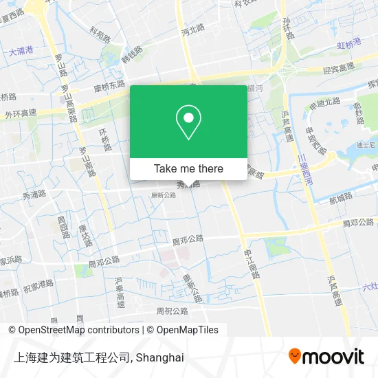 上海建为建筑工程公司 map