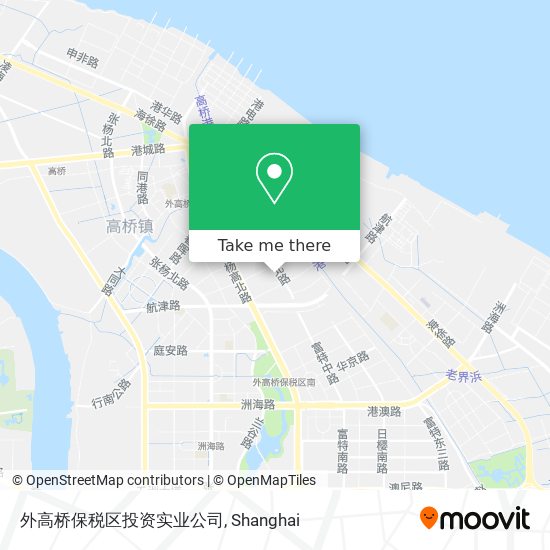 外高桥保税区投资实业公司 map