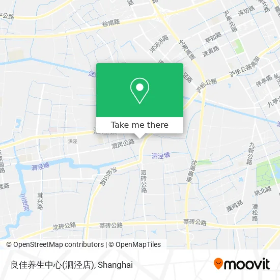 良佳养生中心(泗泾店) map
