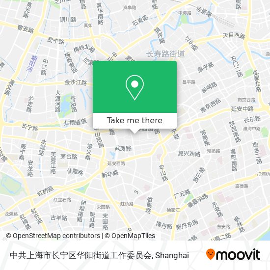 中共上海市长宁区华阳街道工作委员会 map