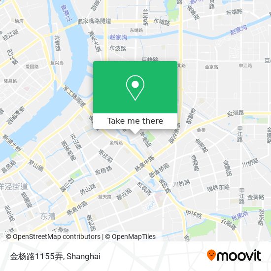 金杨路1155弄 map