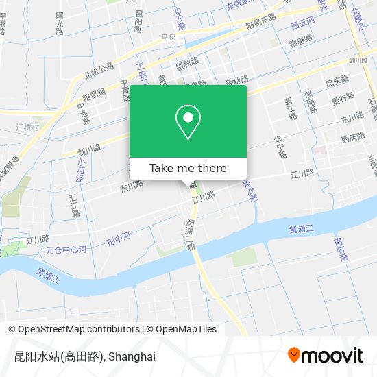 昆阳水站(高田路) map