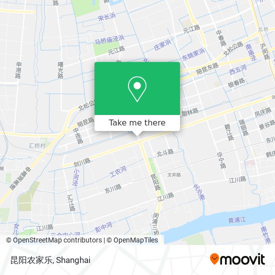 昆阳农家乐 map