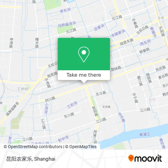 昆阳农家乐 map