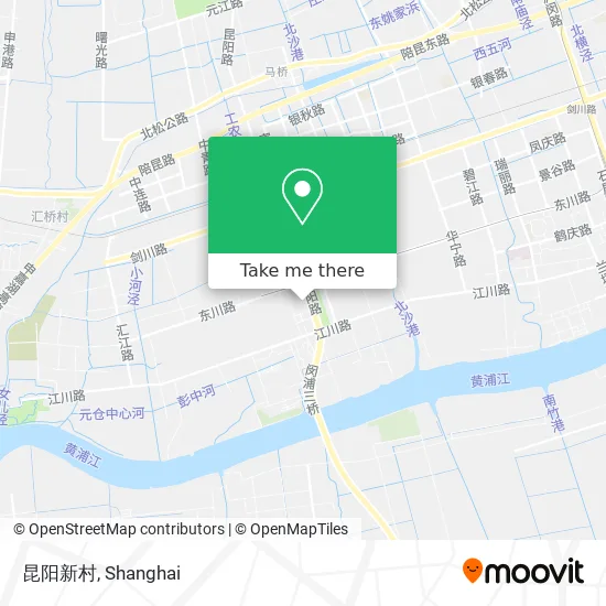 昆阳新村 map