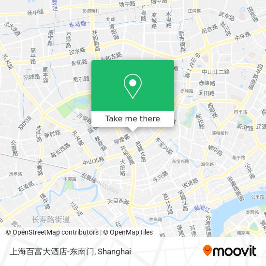 上海百富大酒店-东南门 map