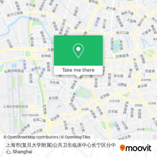 上海市(复旦大学附属)公共卫生临床中心长宁区分中心 map