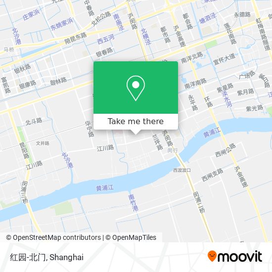 红园-北门 map