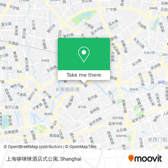 上海哆唻咪酒店式公寓 map