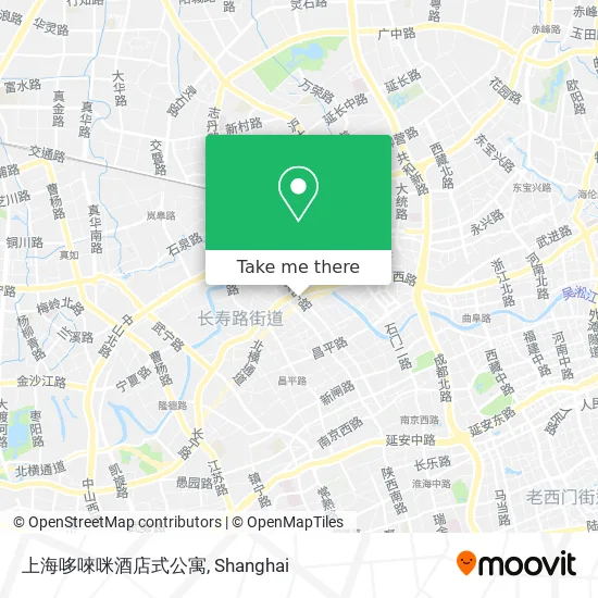 上海哆唻咪酒店式公寓 map