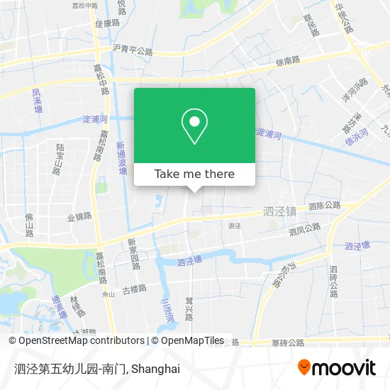 泗泾第五幼儿园-南门 map
