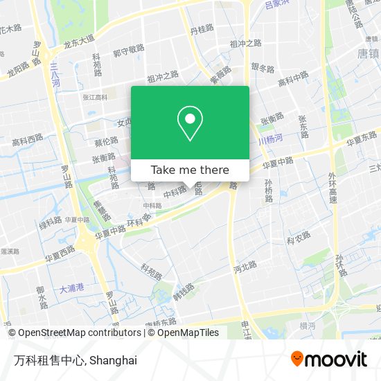 万科租售中心 map