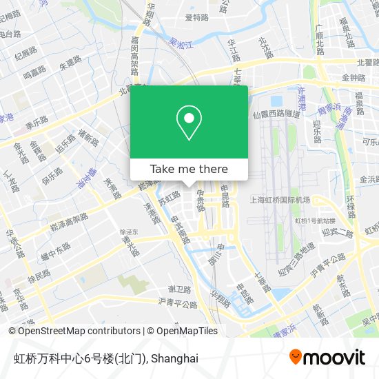 虹桥万科中心6号楼(北门) map