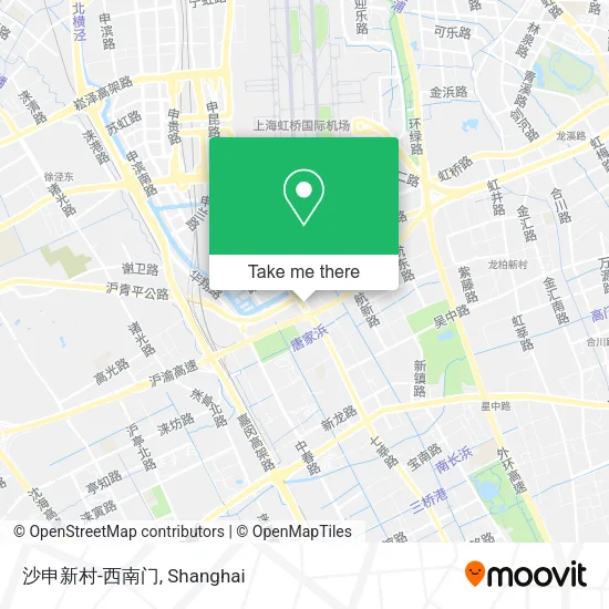 沙申新村-西南门 map