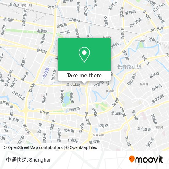 中通快递 map