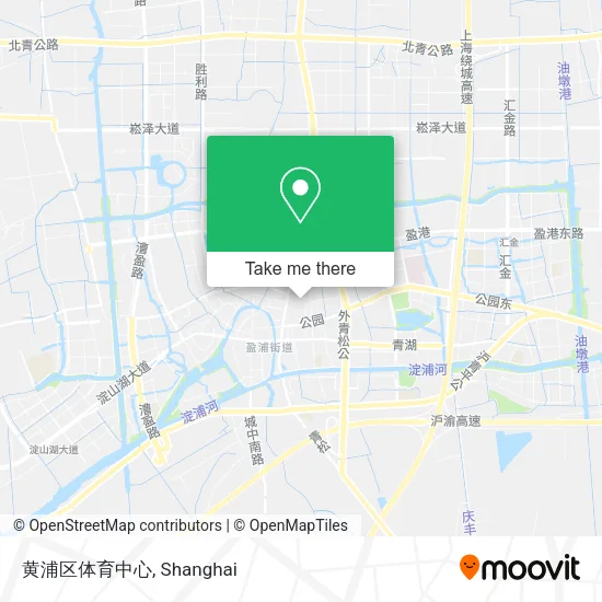 黄浦区体育中心 map