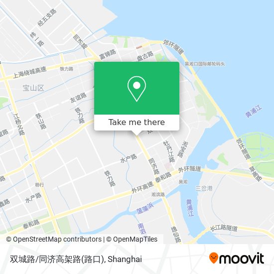 双城路/同济高架路(路口) map