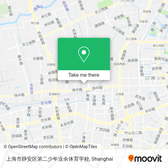 上海市静安区第二少年业余体育学校 map