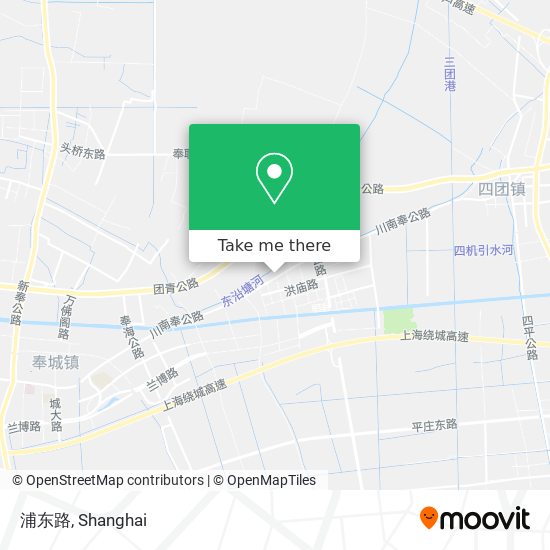 浦东路 map