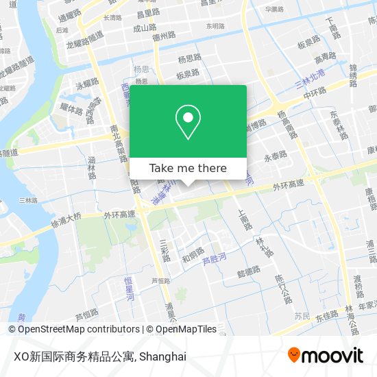 XO新国际商务精品公寓 map