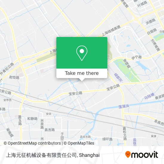 上海元征机械设备有限责任公司 map
