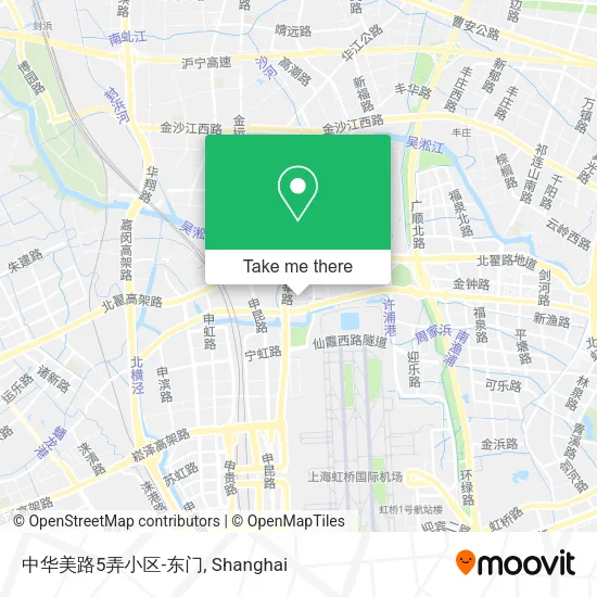 中华美路5弄小区-东门 map
