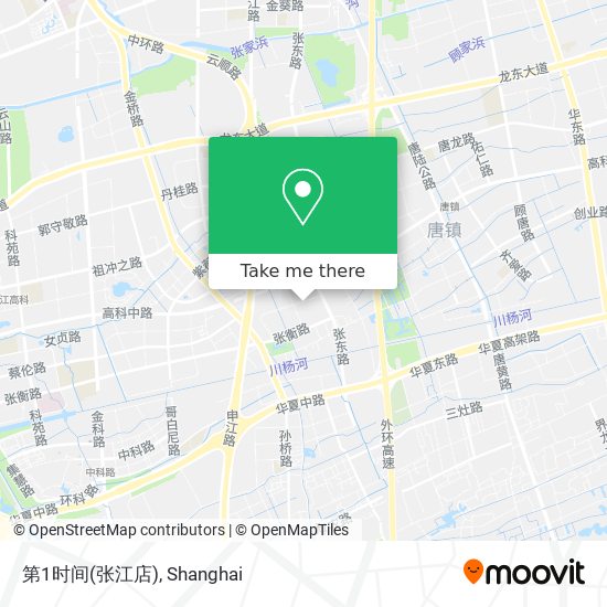 第1时间(张江店) map