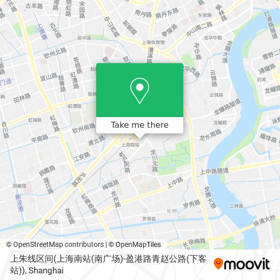 上朱线区间(上海南站(南广场)-盈港路青赵公路(下客站)) map
