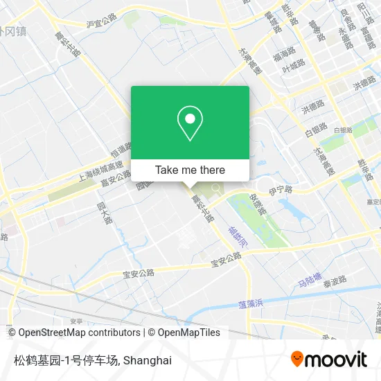 松鹤墓园-1号停车场 map