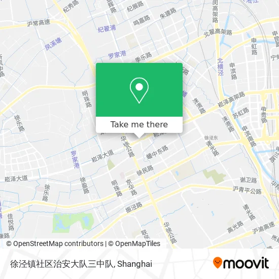 徐泾镇社区治安大队三中队 map