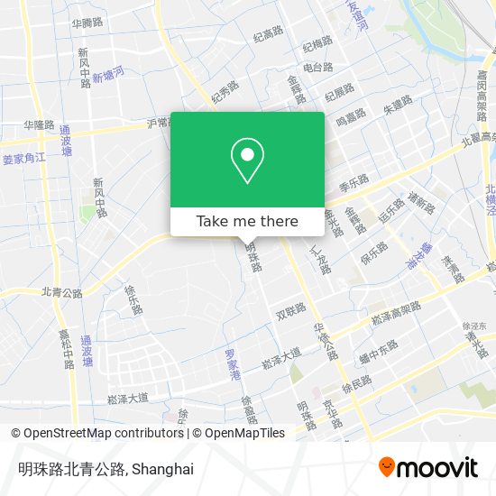 明珠路北青公路 map