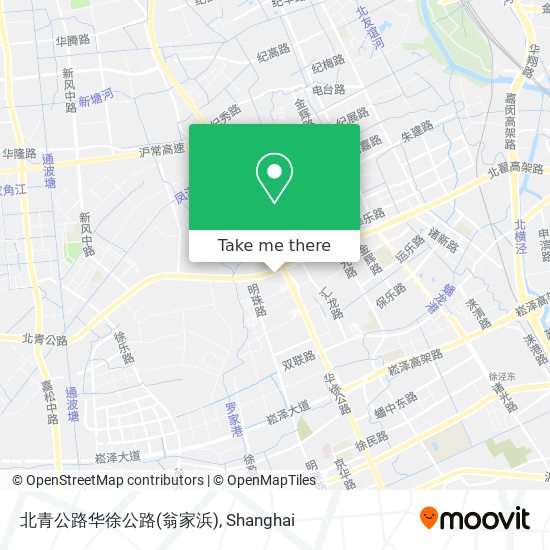 北青公路华徐公路(翁家浜) map
