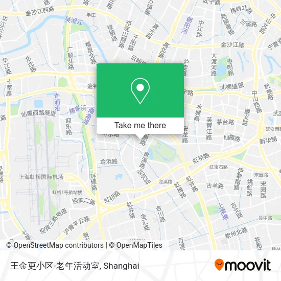 王金更小区-老年活动室 map