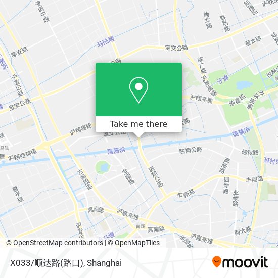 X033/顺达路(路口) map