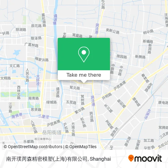 南开璞芮森精密模塑(上海)有限公司 map