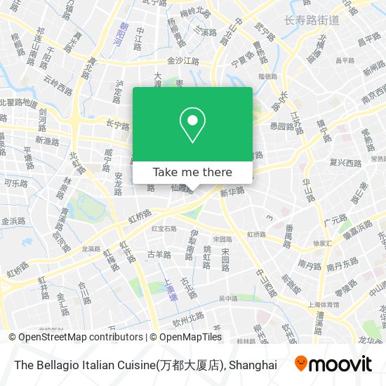 The Bellagio Italian Cuisine(万都大厦店) map