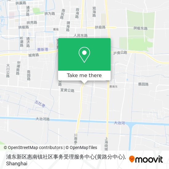 浦东新区惠南镇社区事务受理服务中心(黄路分中心) map