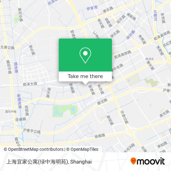 上海宜家公寓(绿中海明苑) map