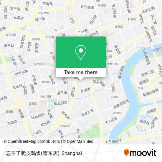 忘不了脆皮鸡饭(漕东店) map