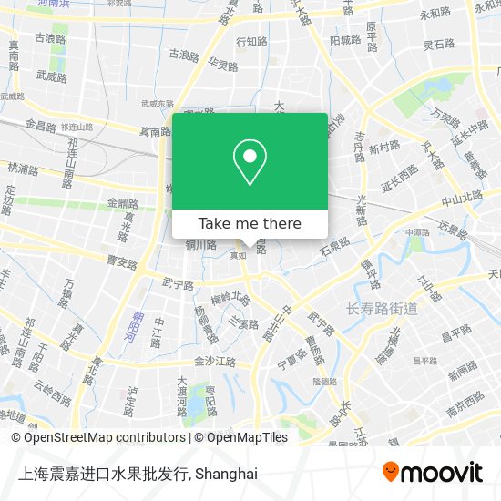 上海震嘉进口水果批发行 map