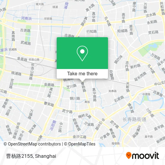 曹杨路2155 map