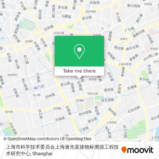 上海市科学技术委员会上海激光直接物标溯源工程技术研究中心 map