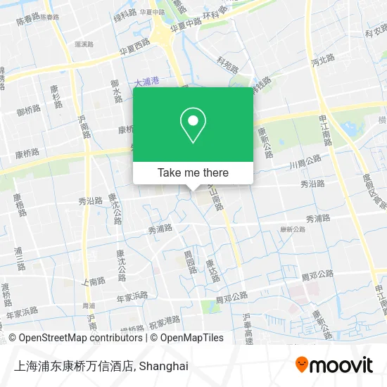 上海浦东康桥万信酒店 map