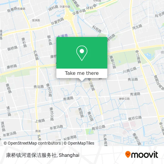 康桥镇河道保洁服务社 map