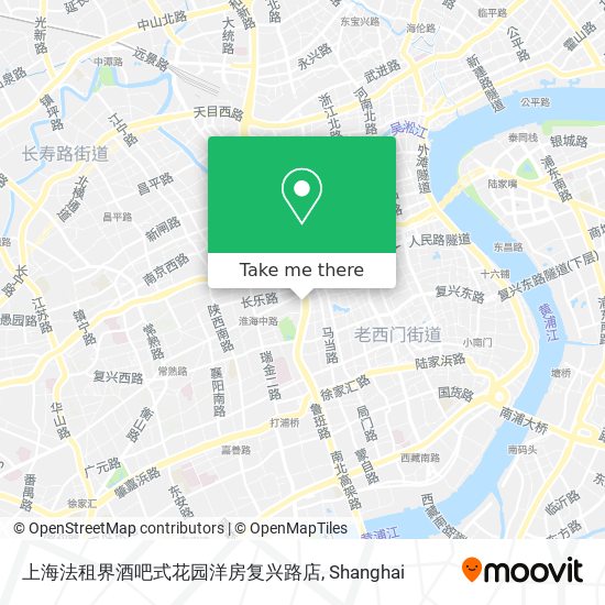 上海法租界酒吧式花园洋房复兴路店 map