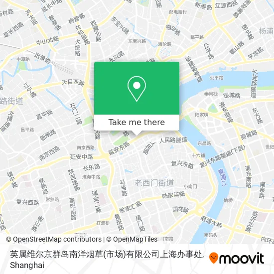 英属维尔京群岛南洋烟草(市场)有限公司上海办事处 map
