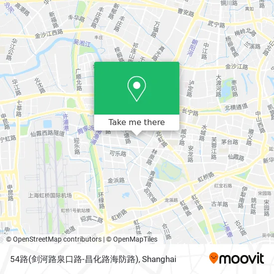 54路(剑河路泉口路-昌化路海防路) map