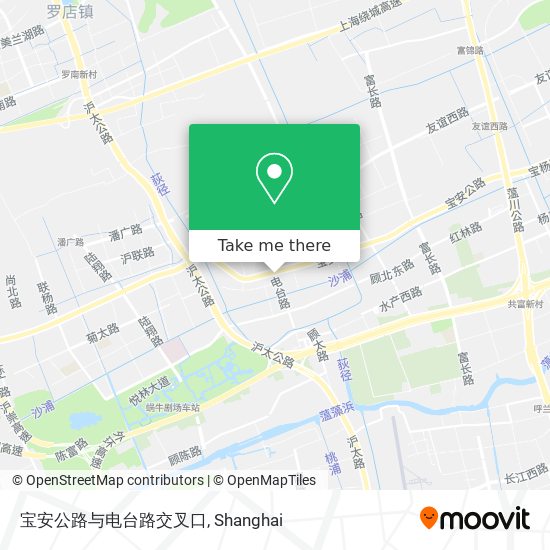 宝安公路与电台路交叉口 map