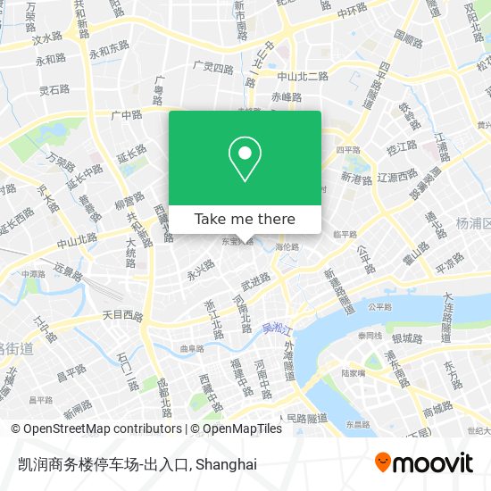 凯润商务楼停车场-出入口 map